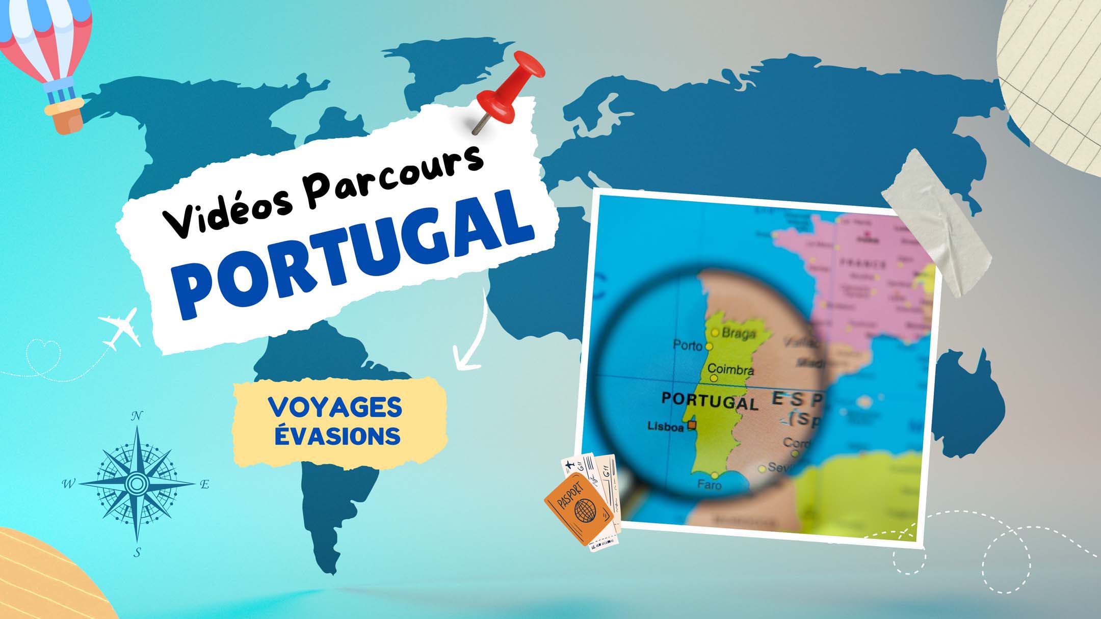 vidéos parcours au Portugal