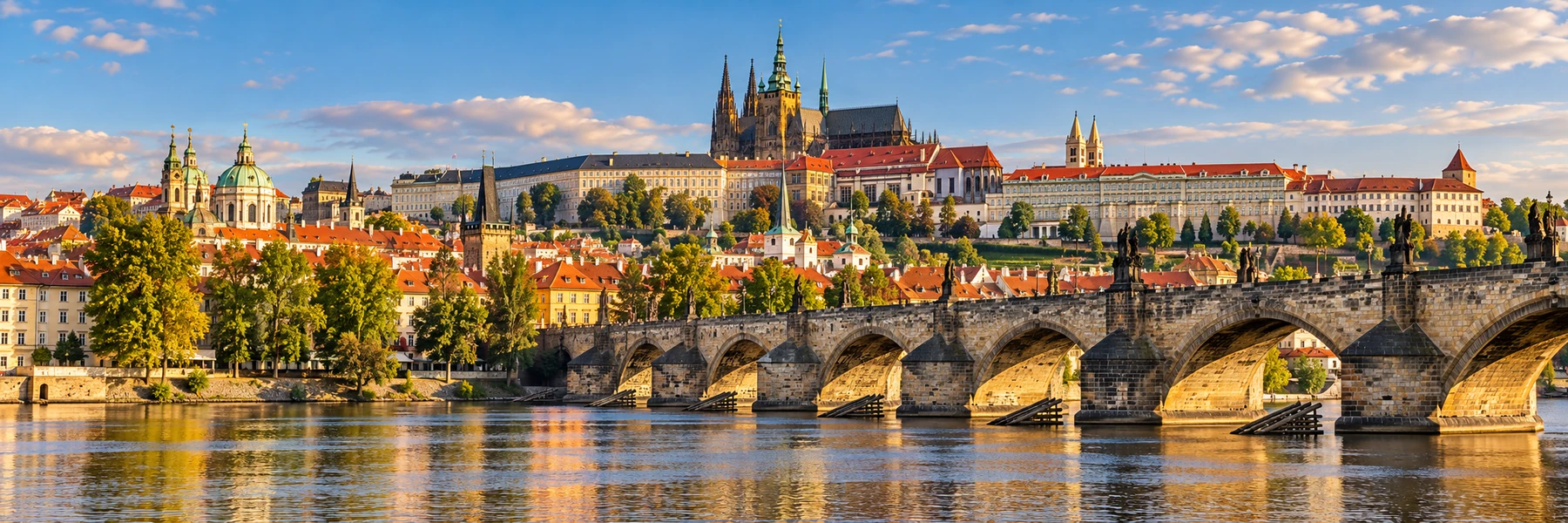 Illustration panoramique de Prague