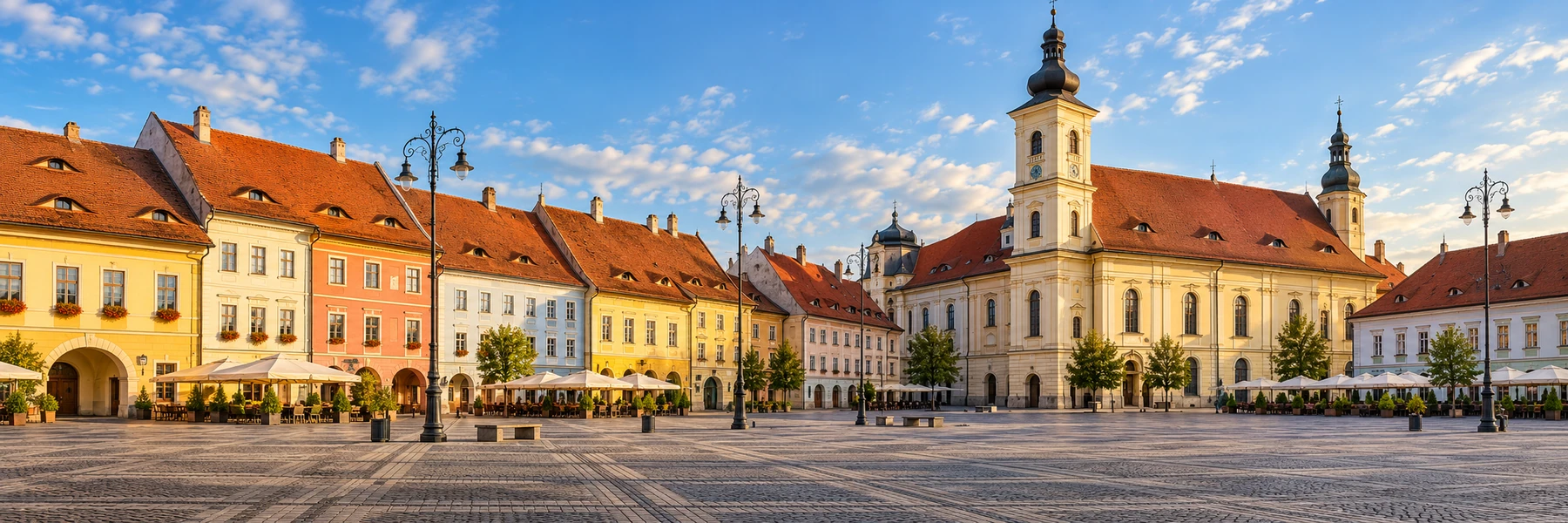 Illustration panoramique de Sibiu