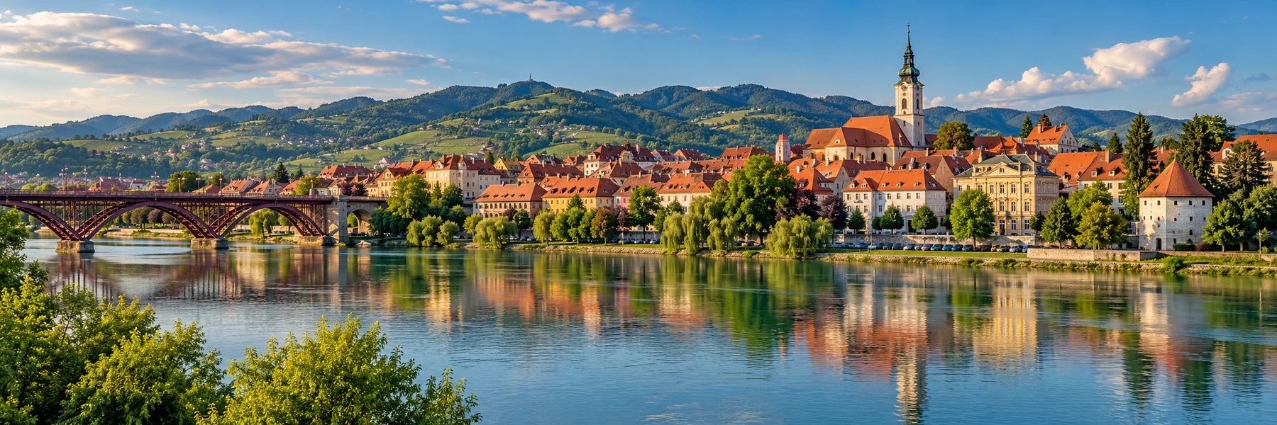 Illustration panoramique de Maribor