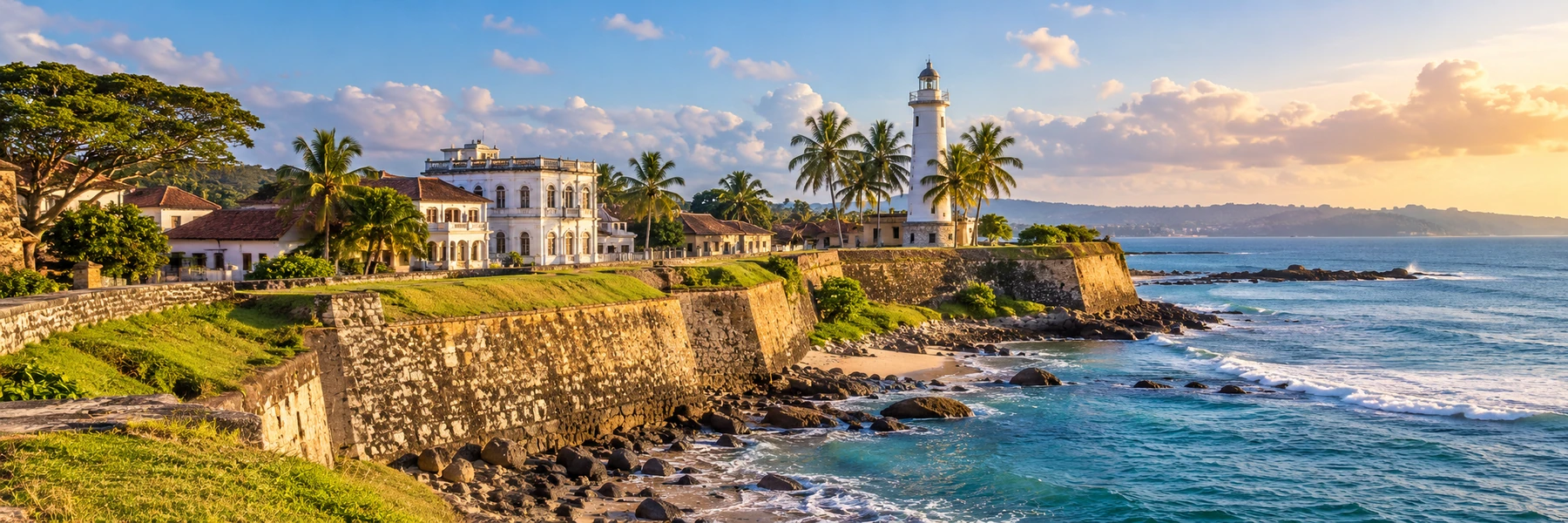 Illustration panoramique de Galle