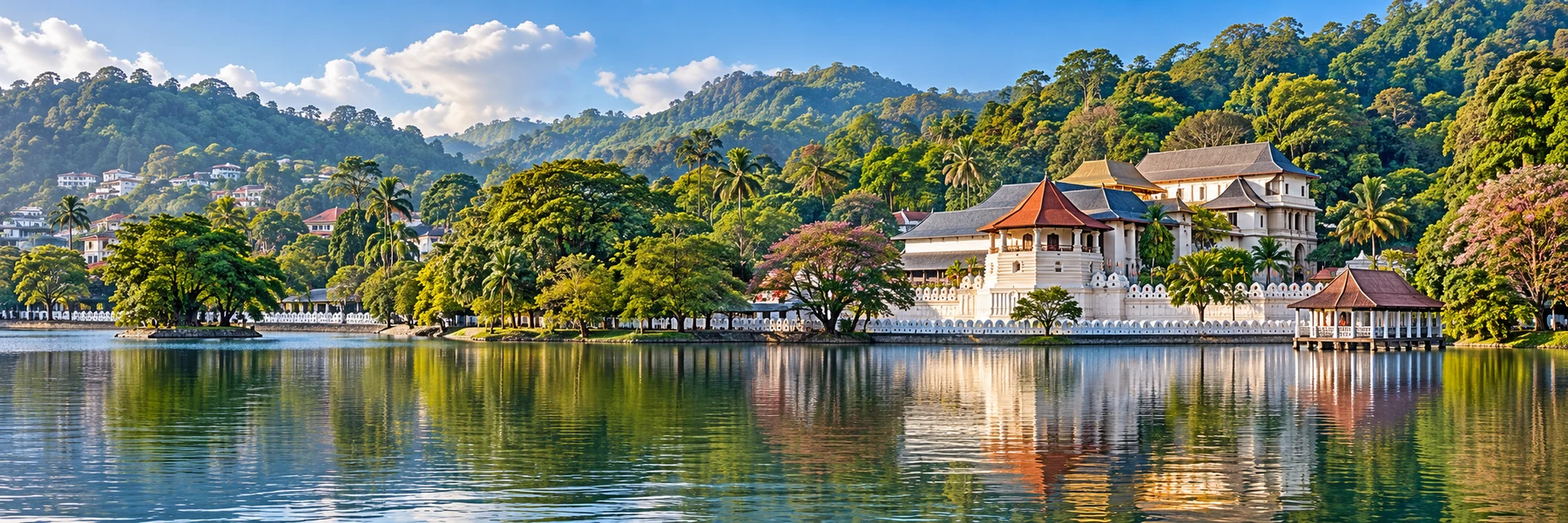 Illustration panoramique de Kandy
