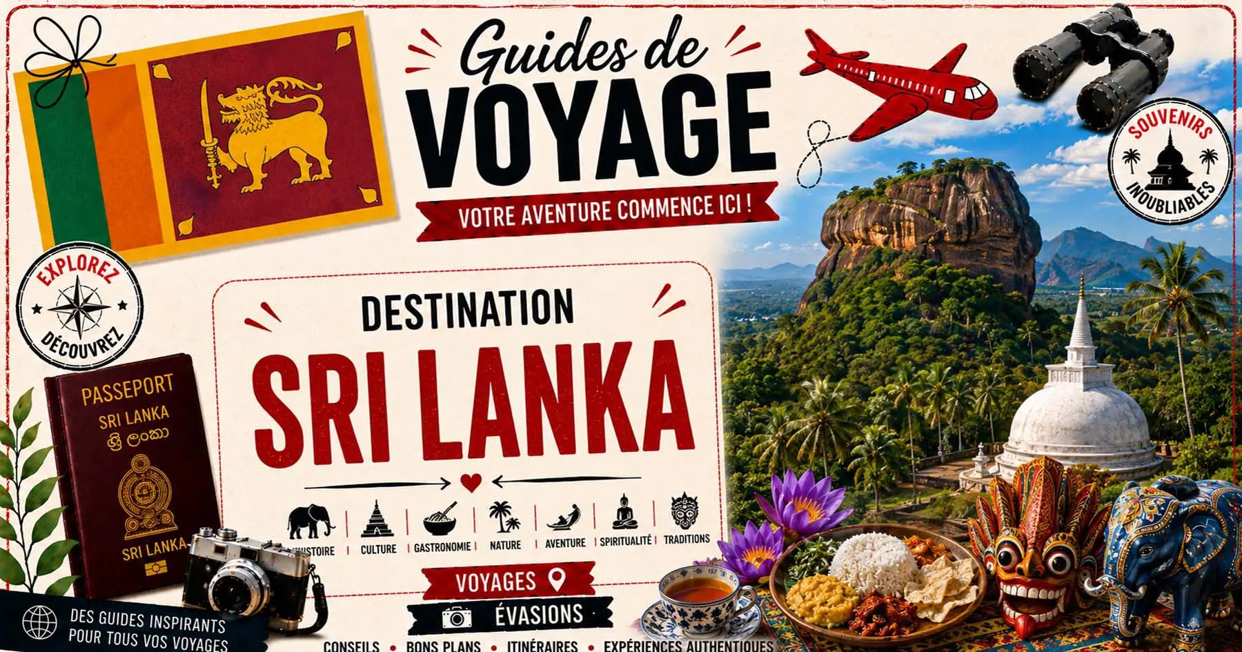 Guide de voyage au Sri Lanka, thé, temples et océan