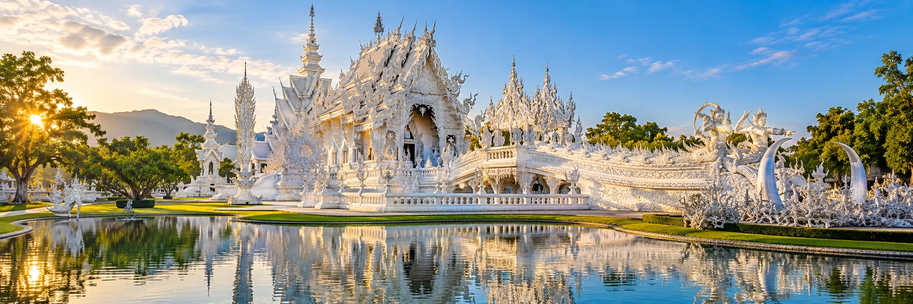 Illustration panoramique de Chiang Rai