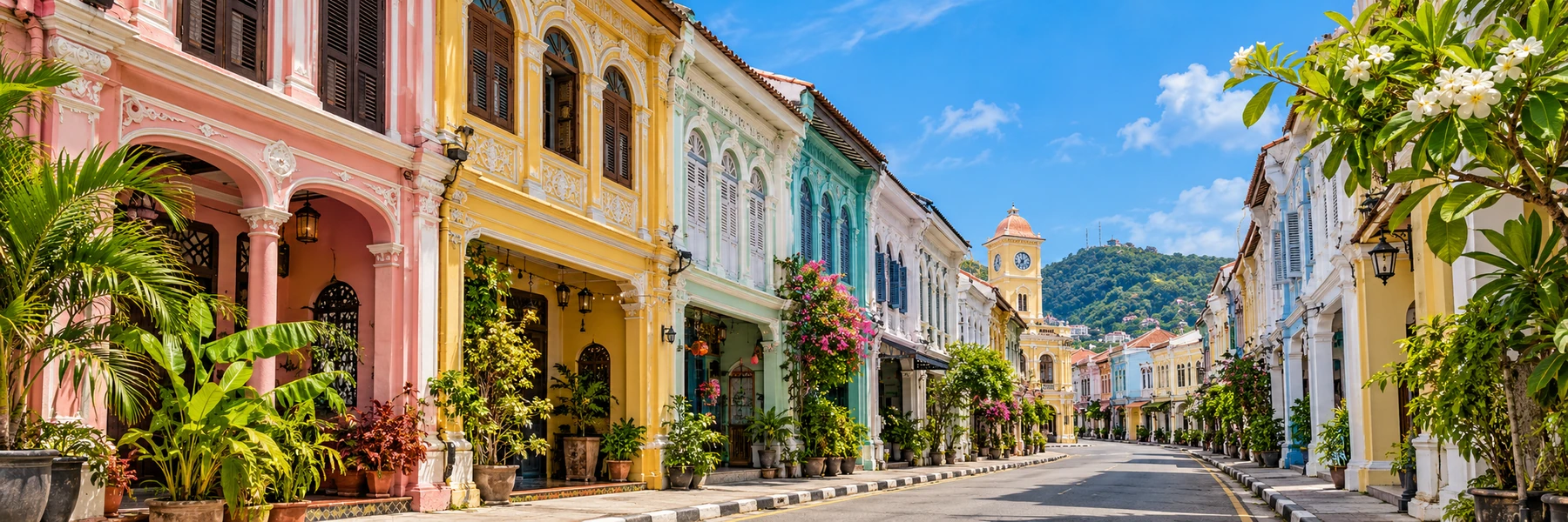 Illustration panoramique de Phuket