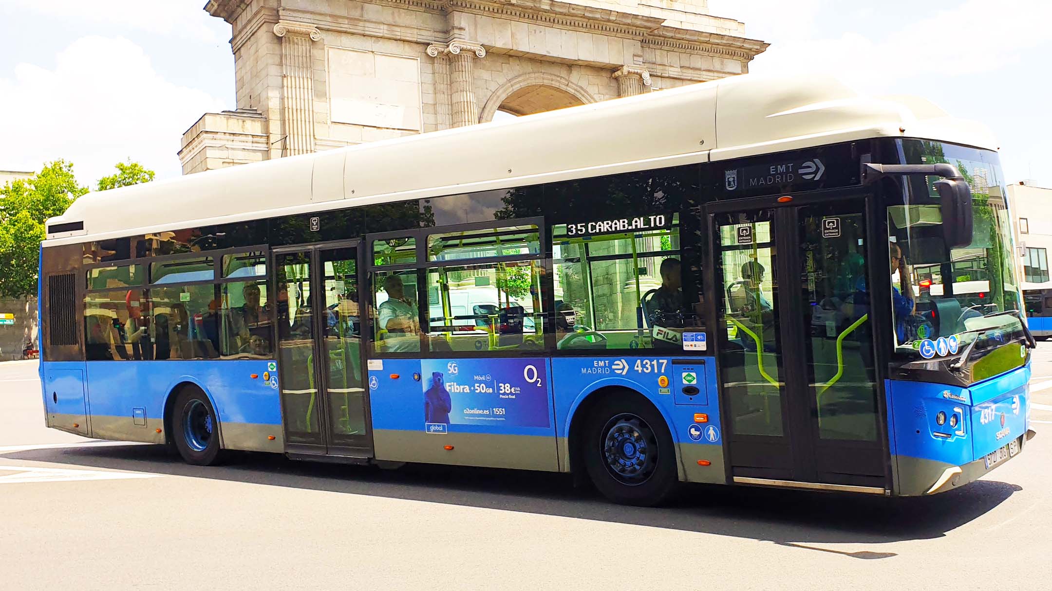 Bus de Madrid en Espagne