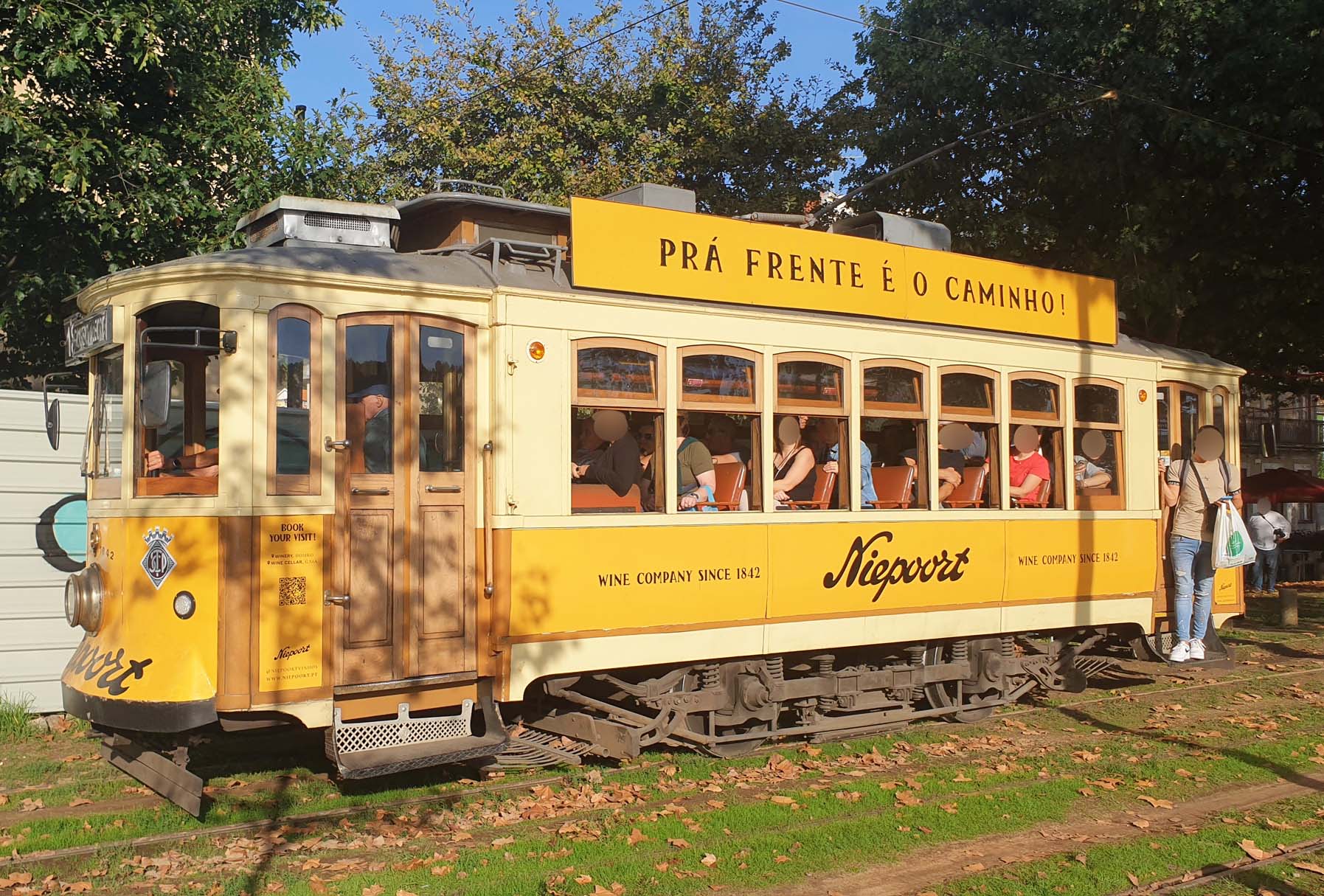 Tramway de Porto au Portugal