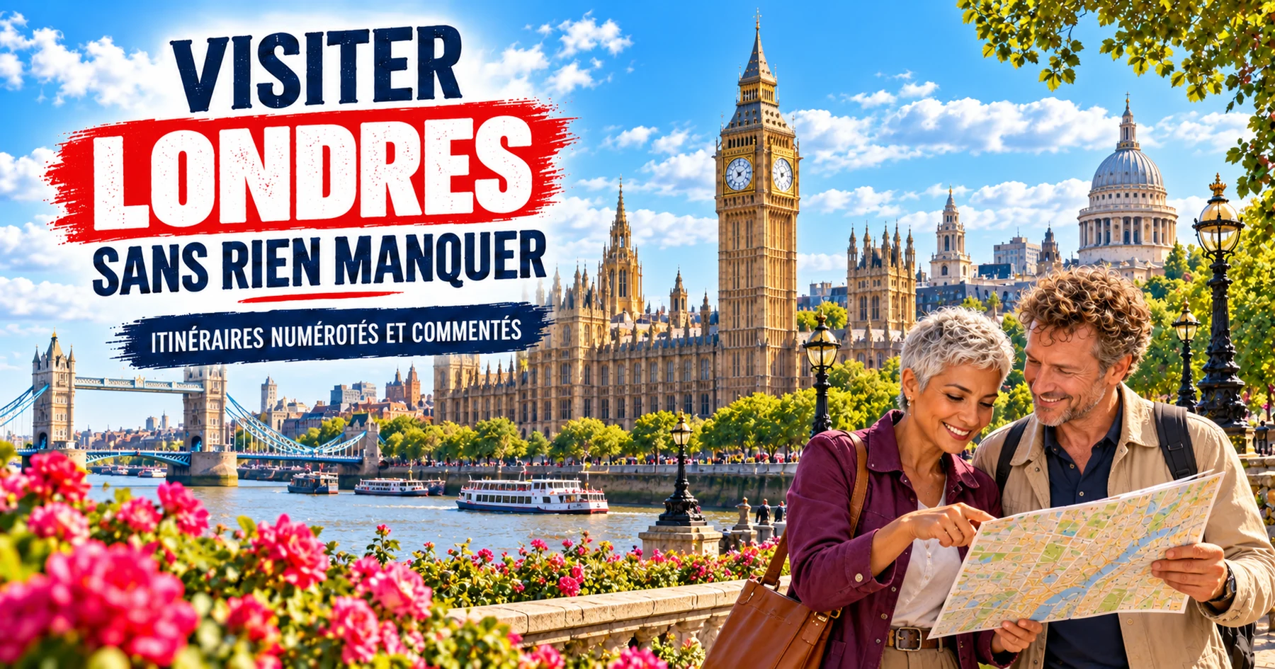 Visiter Londres — itinéraires numérotés et commentés