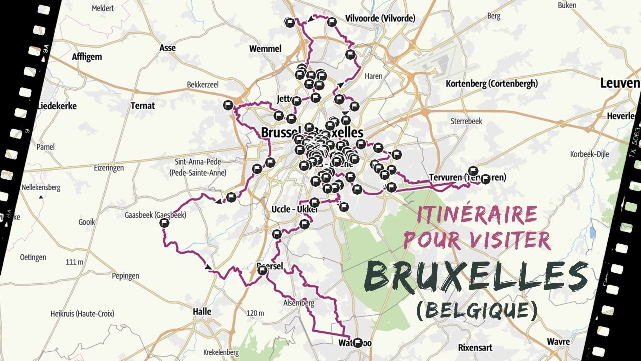 itineraire pour visiter Bruxelles en Belgique