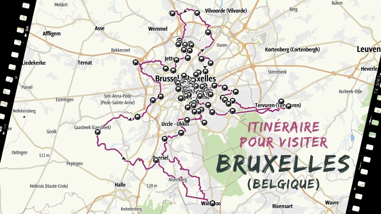 bruxelles tours distance