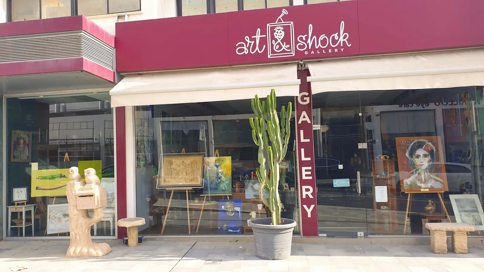 Art & shock Gallery à Paphos — étape 6 du parcours touristique commenté