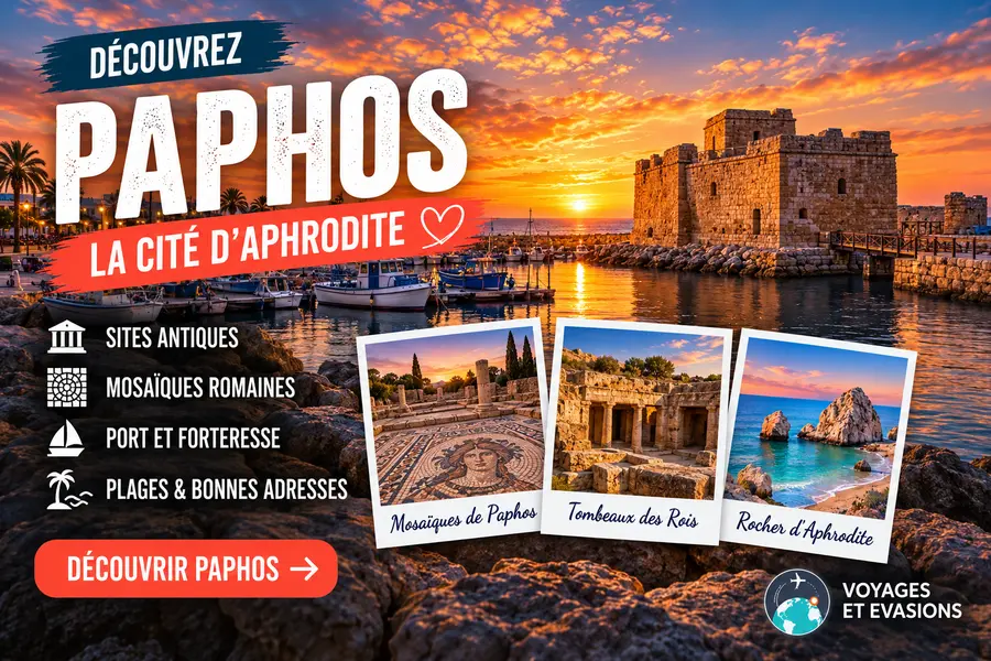 Découvrez Paphos, la cité d’Aphrodite, entre vestiges antiques et port méditerranéen