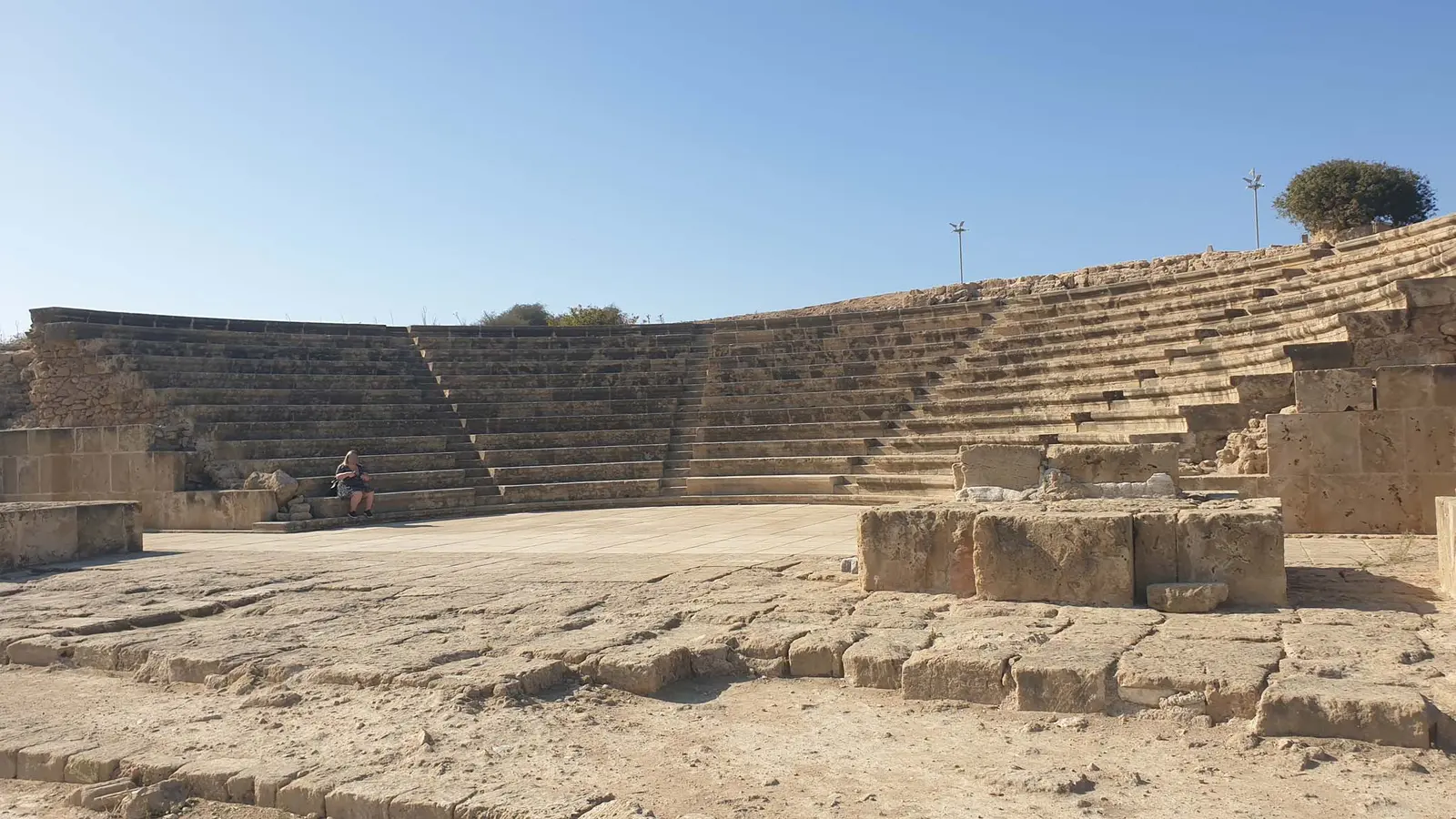 Odéon romain à Paphos — étape 35 du parcours touristique commenté