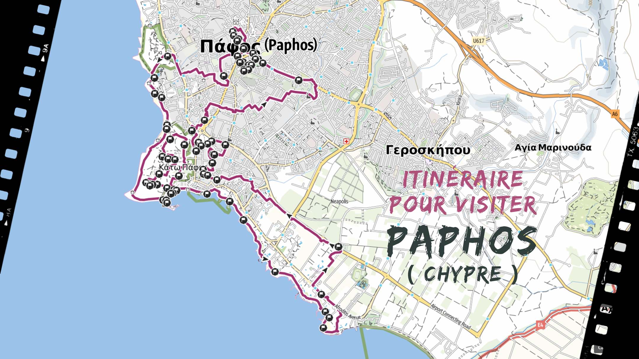 itineraire pour visiter Paphos à Chypre