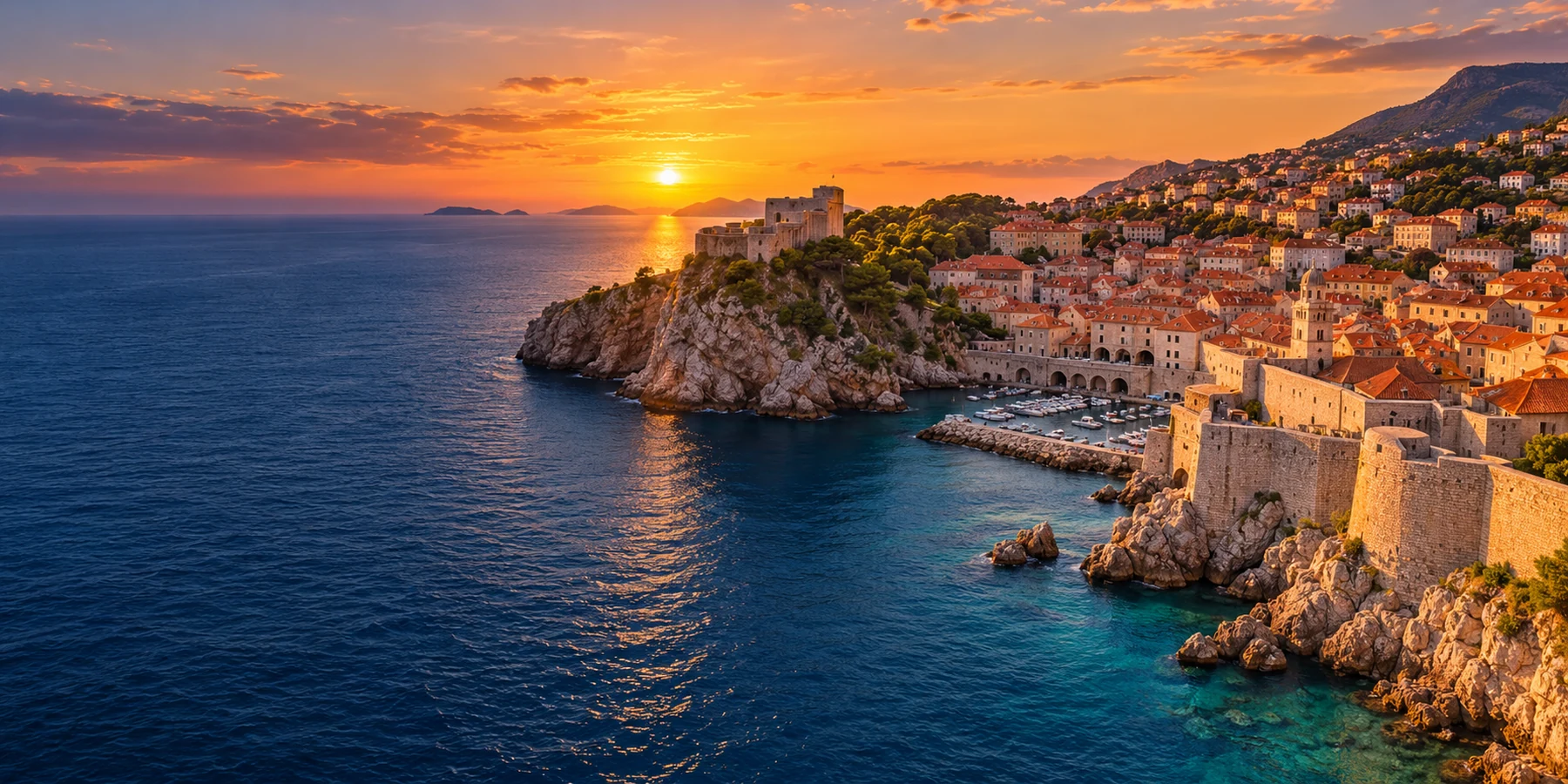 Visiter Dubrovnik : itinéraires numérotés et commentés