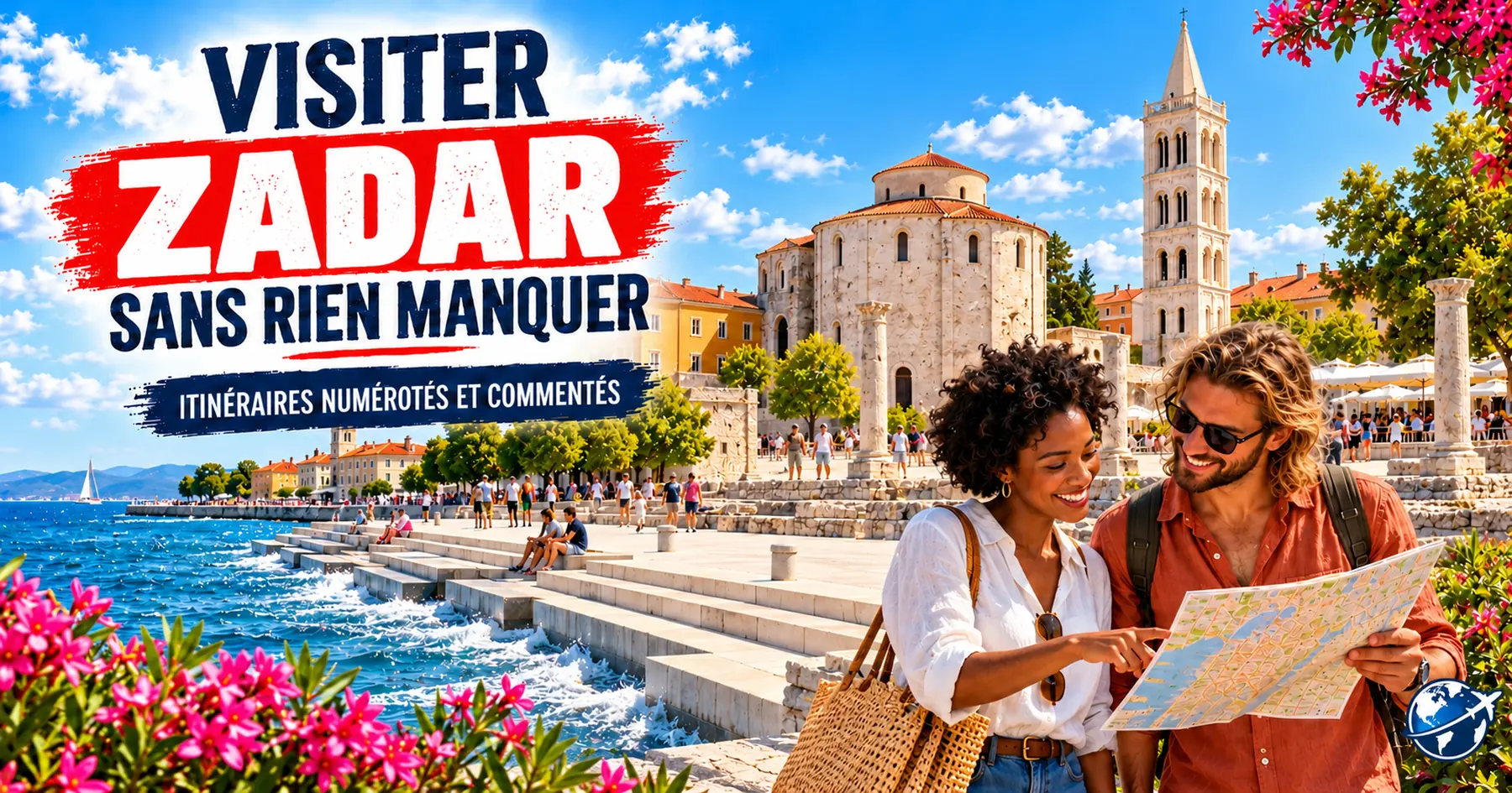 Visiter Zadar : itinéraires numérotés et commentés