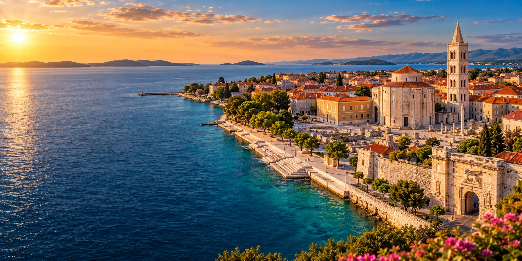 Visiter Zadar : itinéraires numérotés et commentés