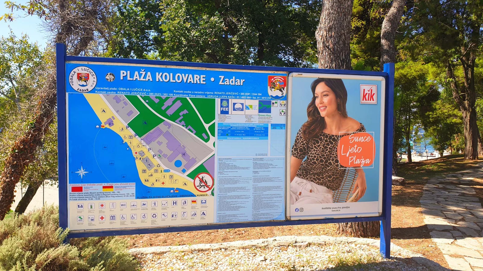 Plaža Kolovare — Zadar