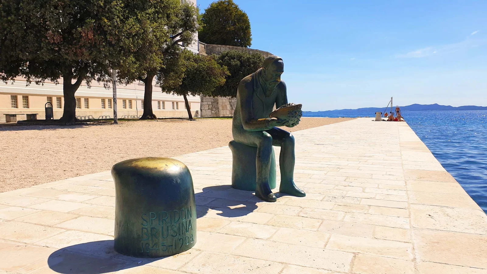 Statue de Špiro Brusina — Zadar