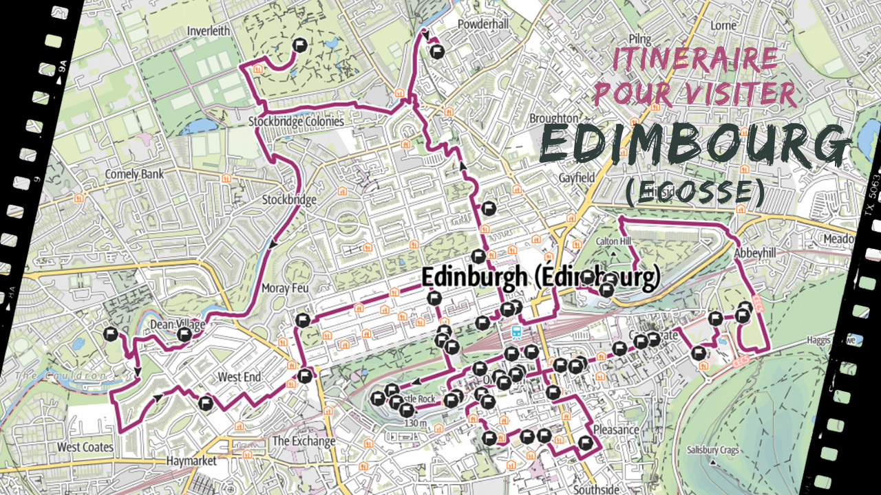 itineraire pour visiter Édimbourg en Écosse