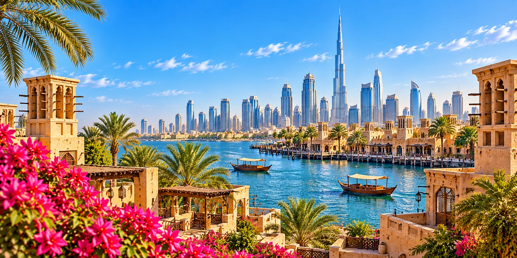 Visiter Dubaï — itinéraires numérotés et commentés