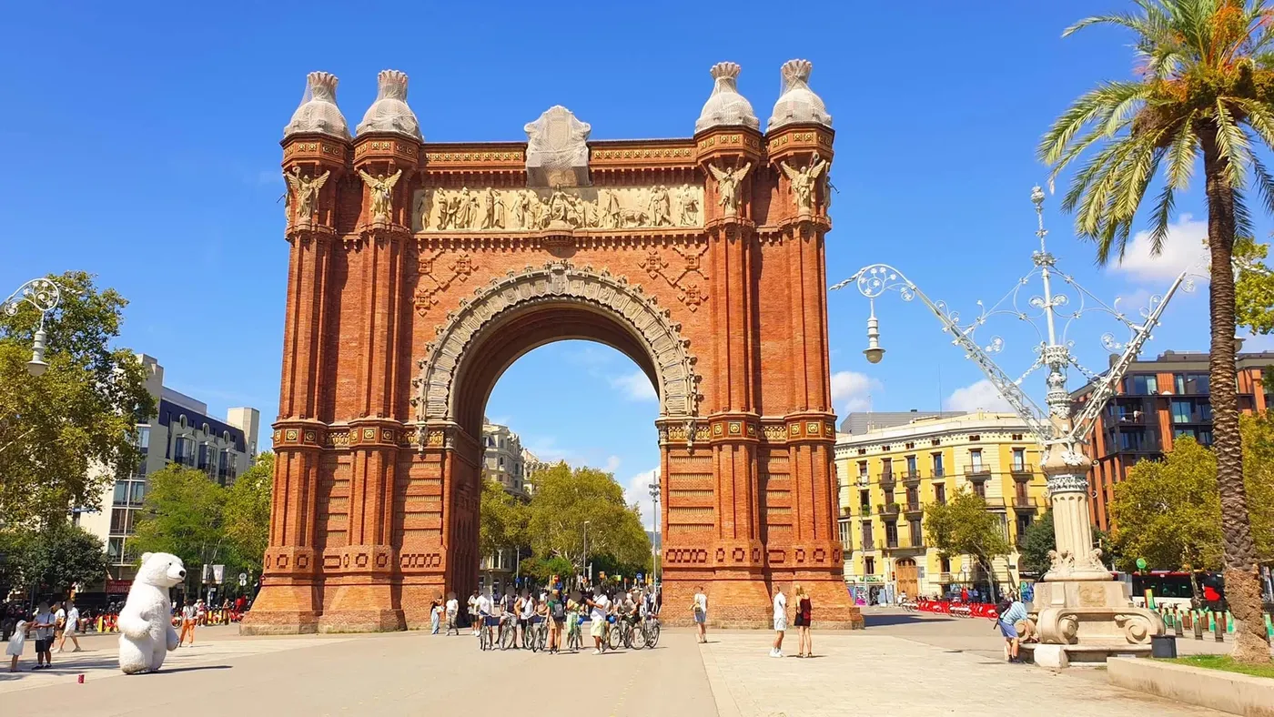 Arc de Triomf de Barcelona à Barcelone, Espagne