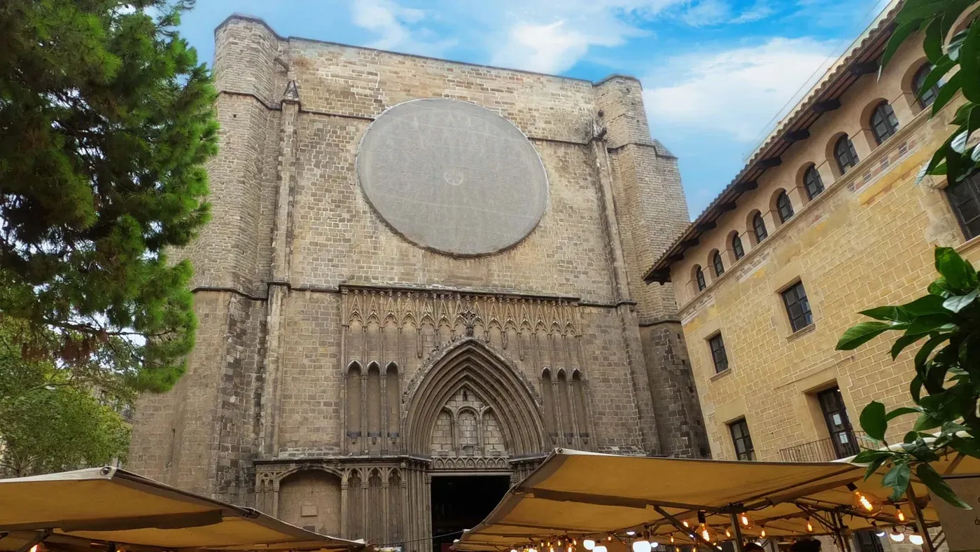 Basílica de Santa Maria del Pi à Barcelone, Espagne