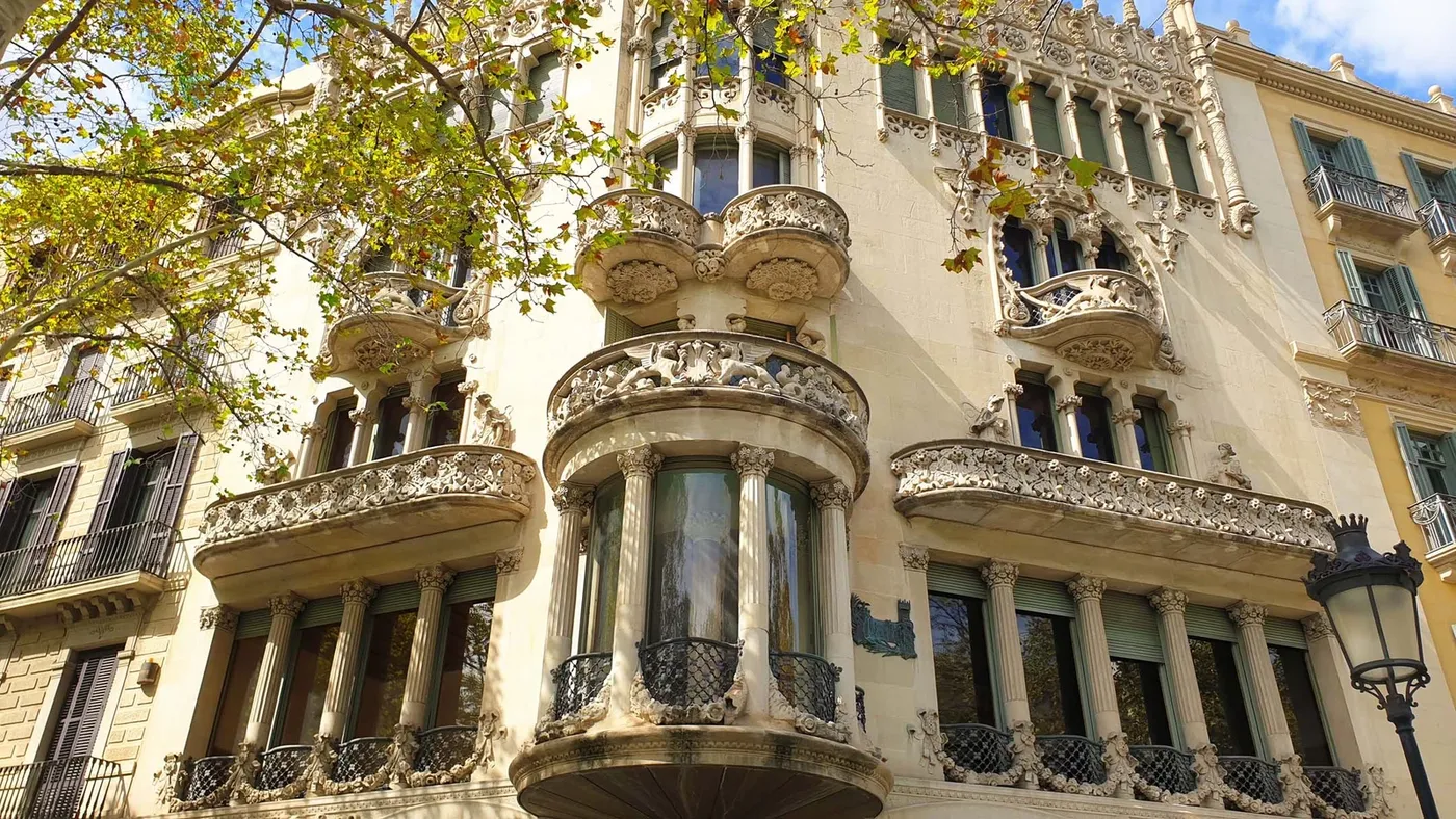 Casa Lleó Morera à Barcelone, Espagne