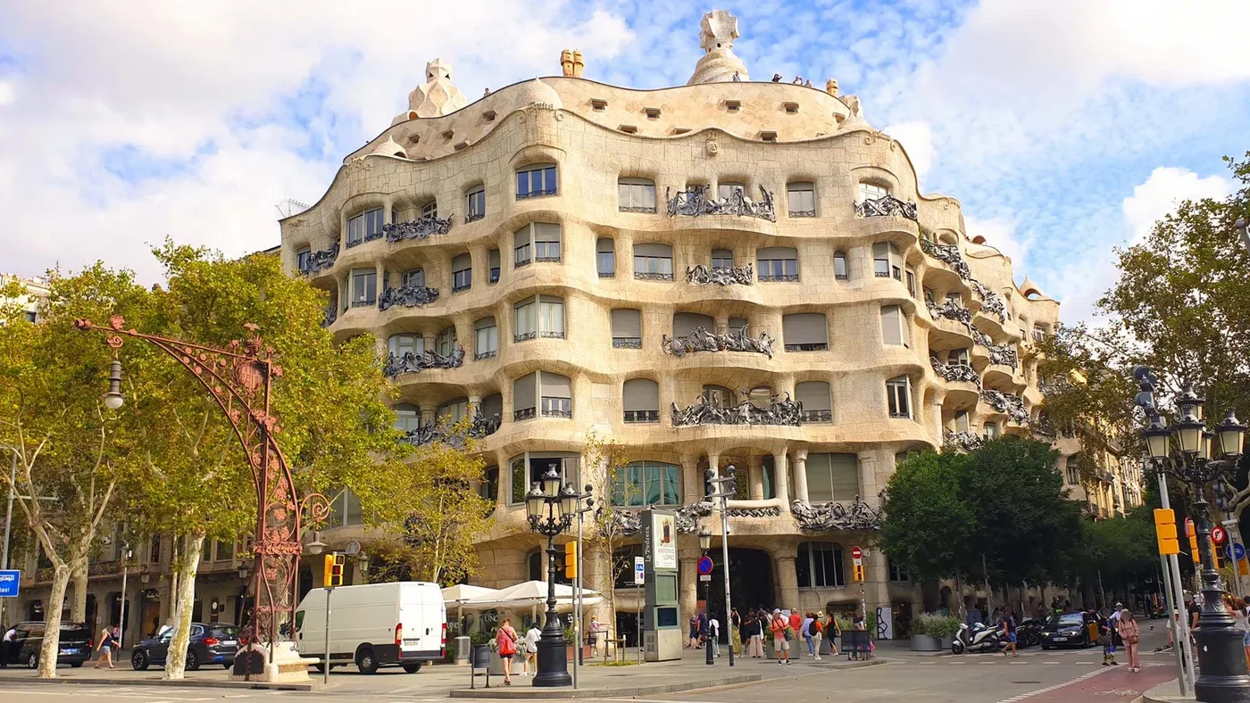 Casa Milà à Barcelone, Espagne