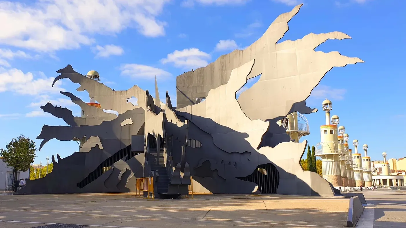 Drac de ferro à Barcelone, Espagne