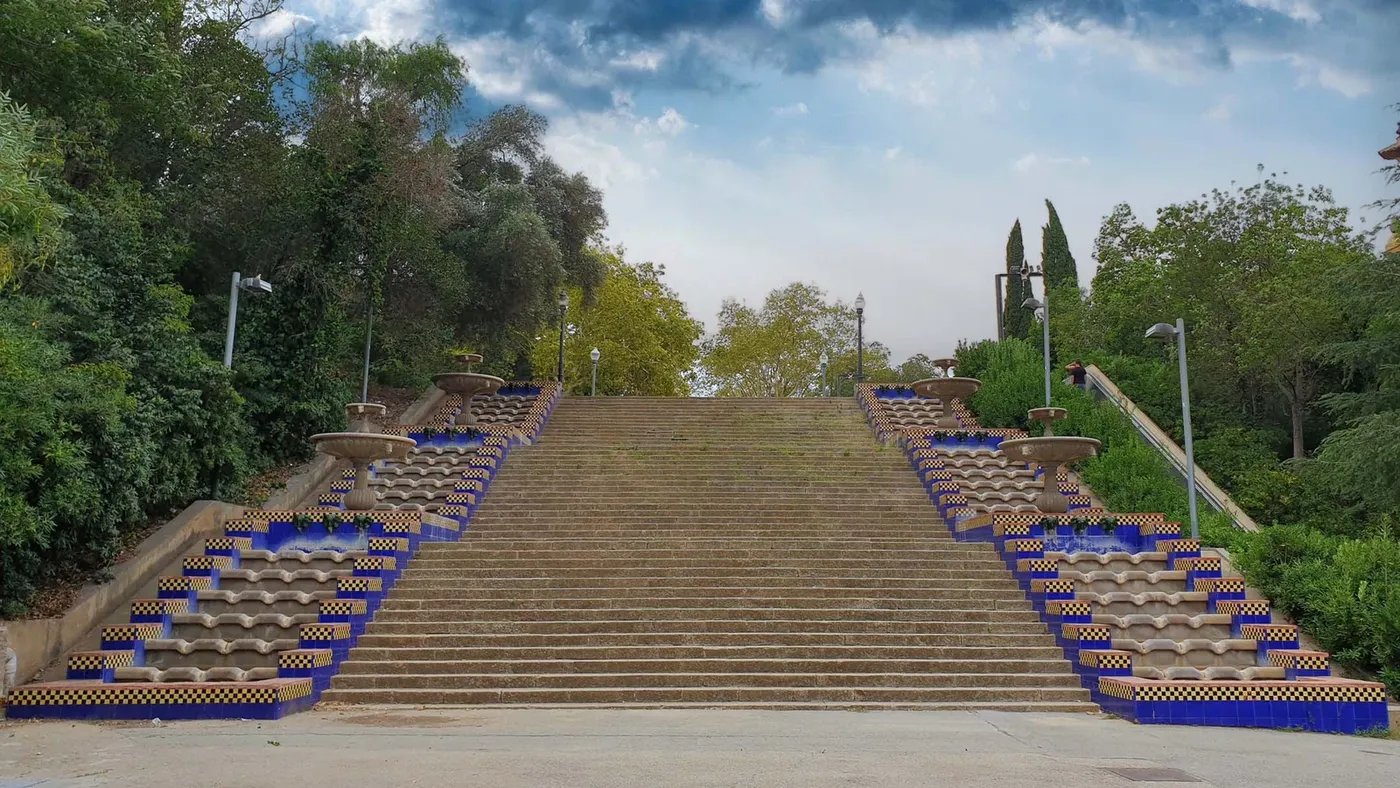 Escales amb fonts à Barcelone, Espagne