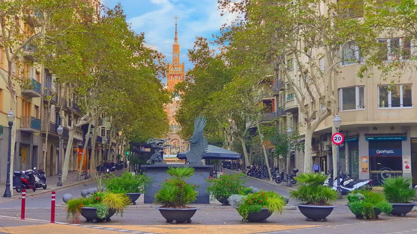 Escultura à Barcelone, Espagne