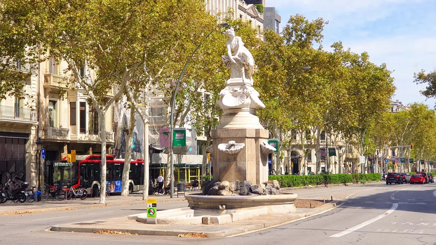 Font de Diana à Barcelone, Espagne