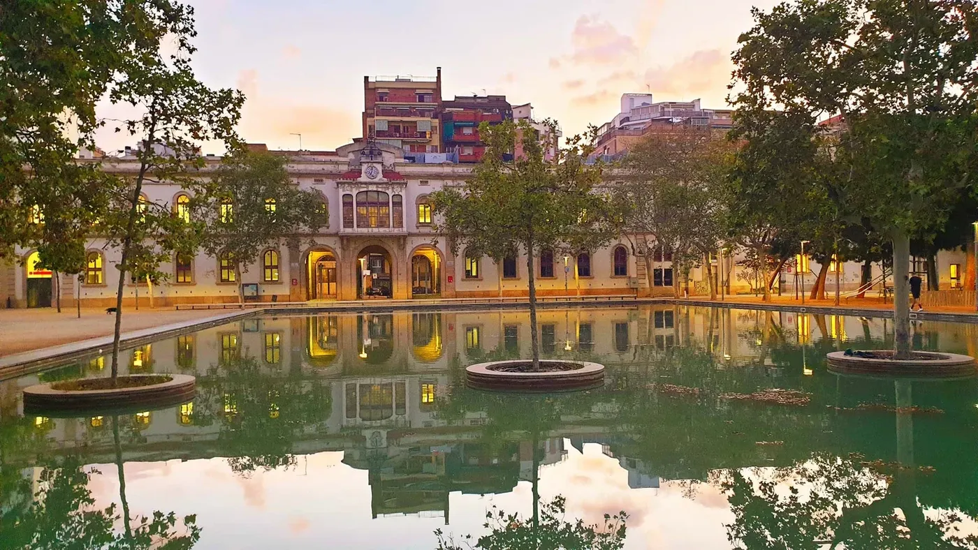 Jardins Baix Guinardó à Barcelone, Espagne