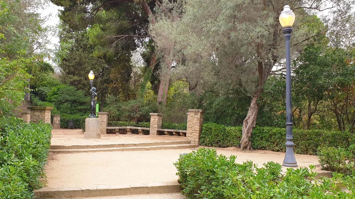 Jardins de Laribal à Barcelone, Espagne