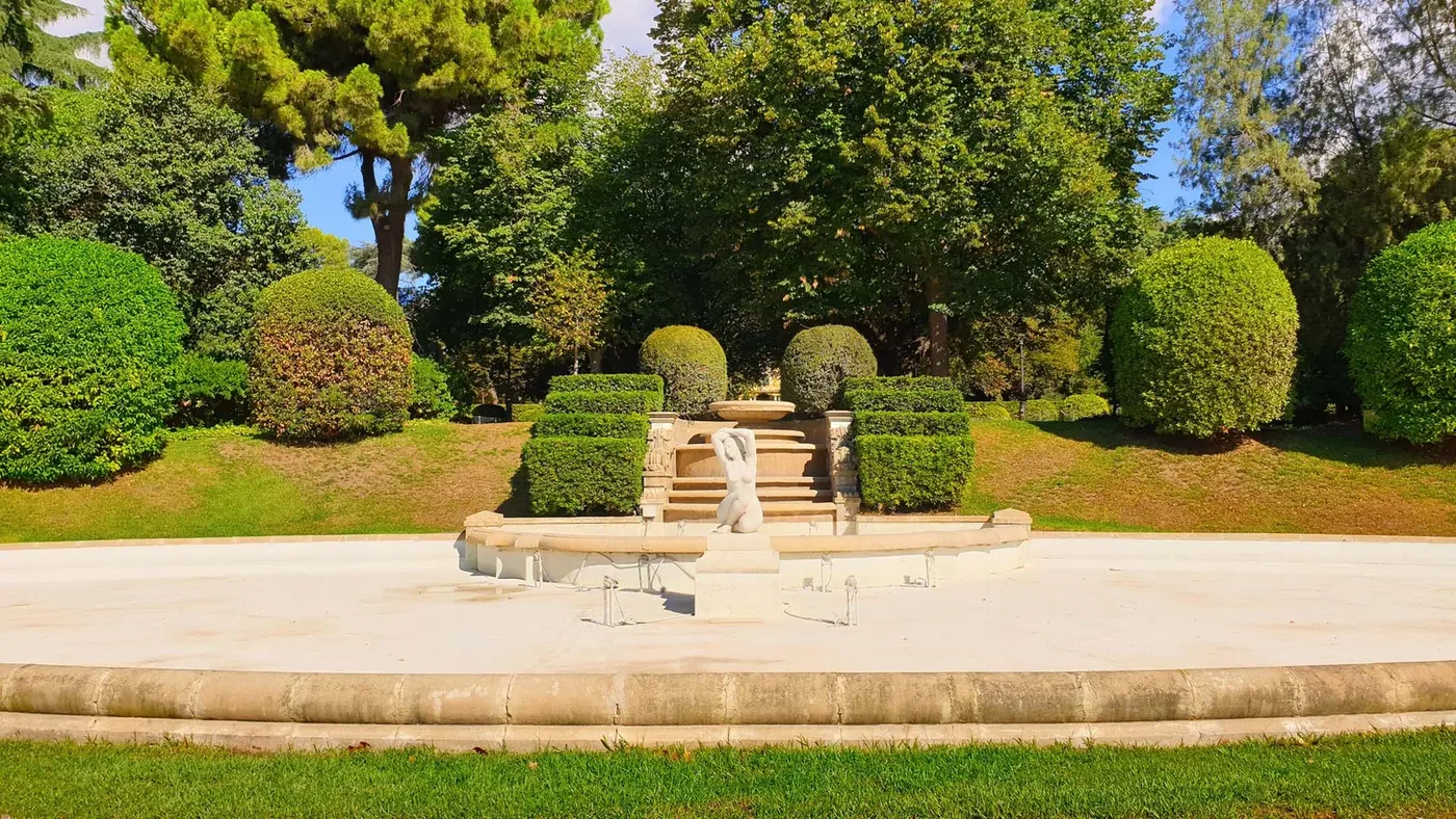 Jardins del Palau de Pedralbes à Barcelone, Espagne