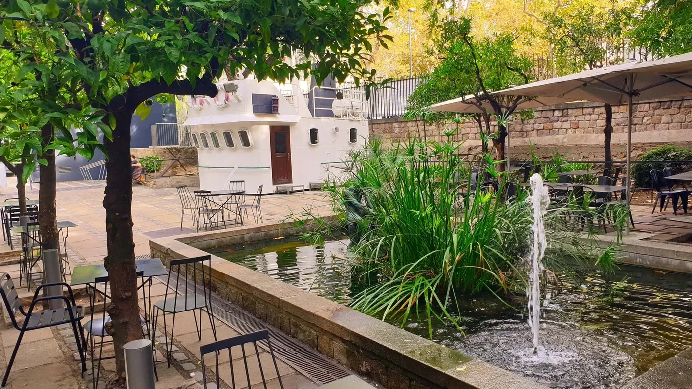 Jardí del Museu à Barcelone, Espagne
