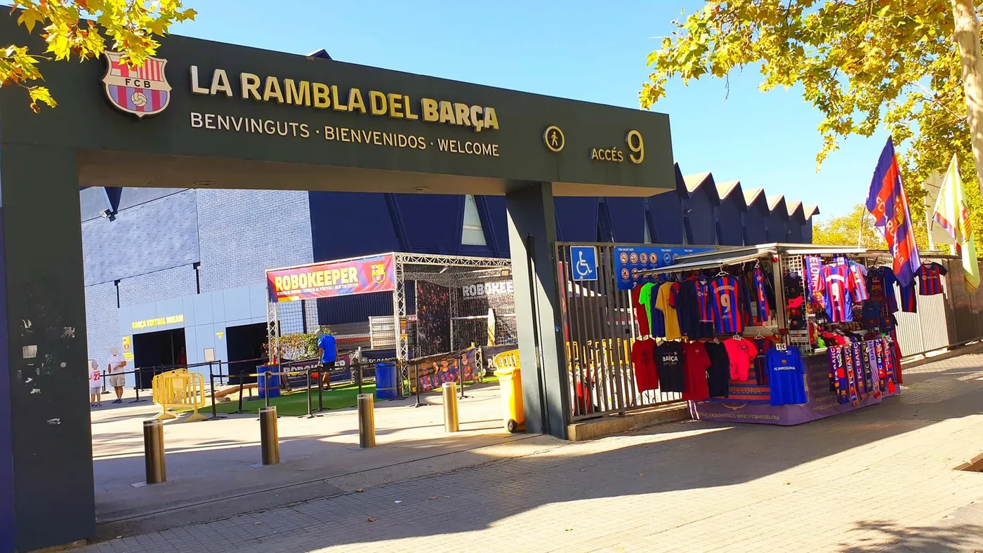 La Rambla Del Barça à Barcelone, Espagne