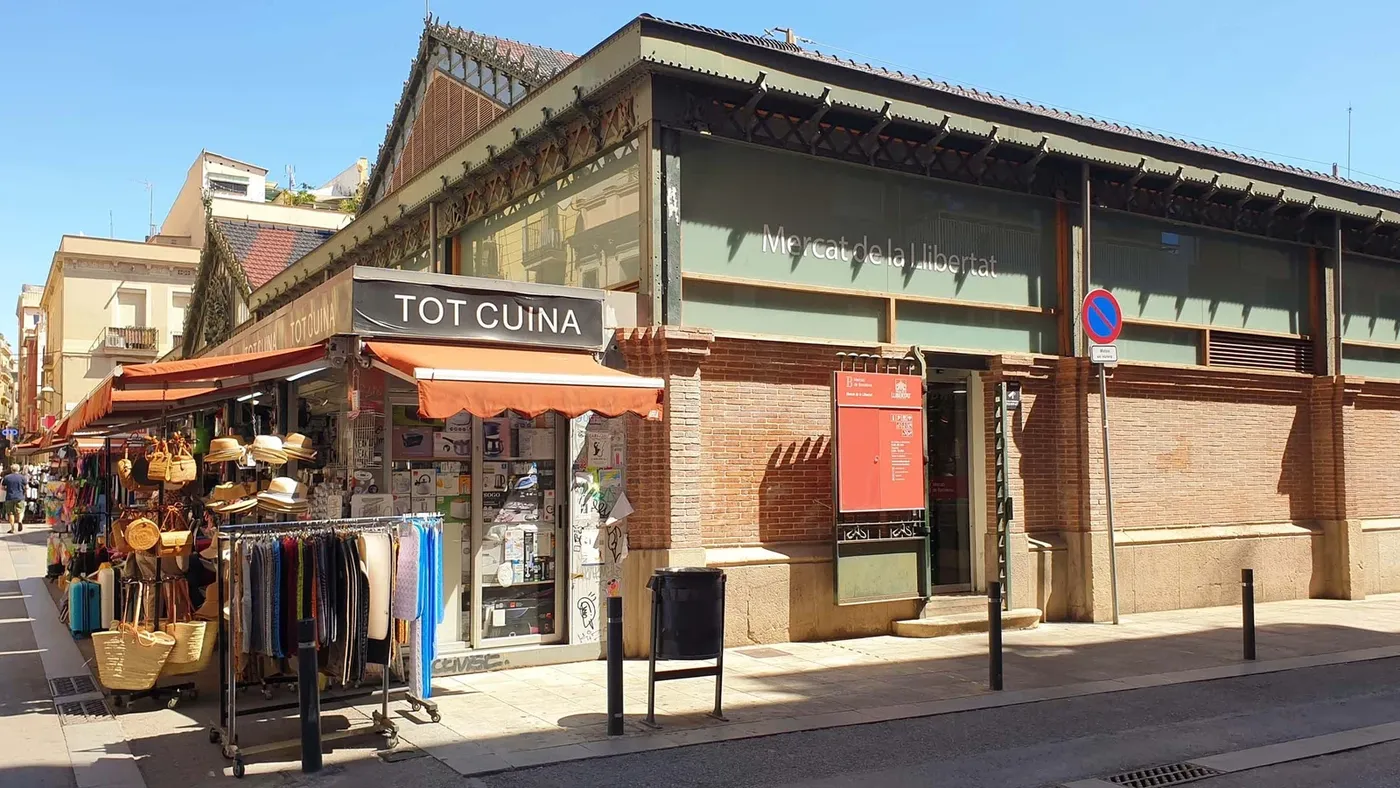 Mercat de la Llibertat à Barcelone, Espagne