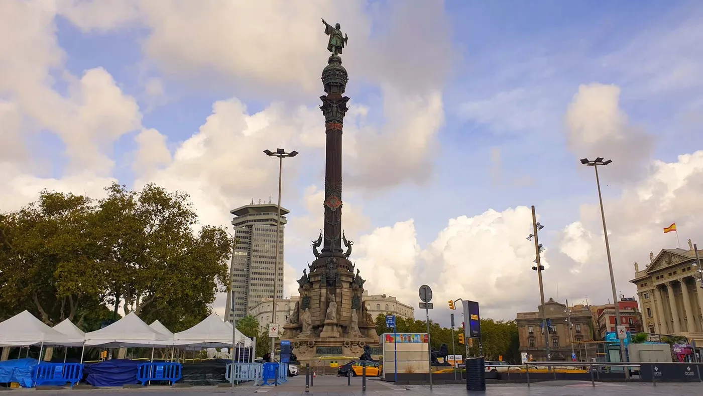 Monument a Colom à Barcelone, Espagne