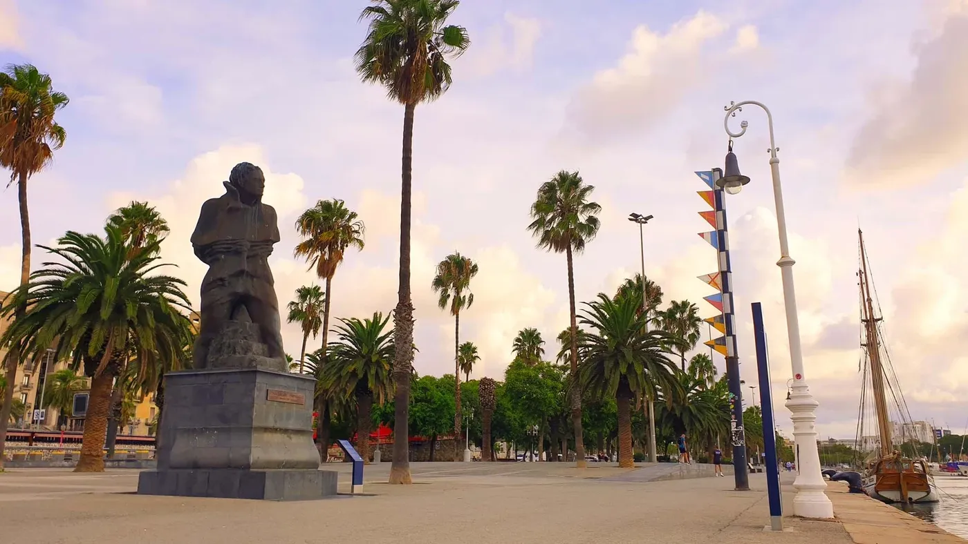 Monument a Joan Salvat-Papasseit à Barcelone, Espagne
