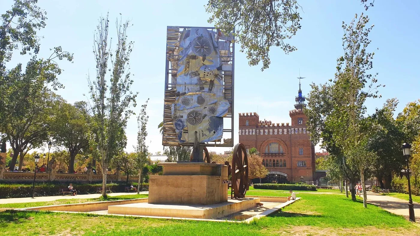Monument of Tribute à Barcelone, Espagne