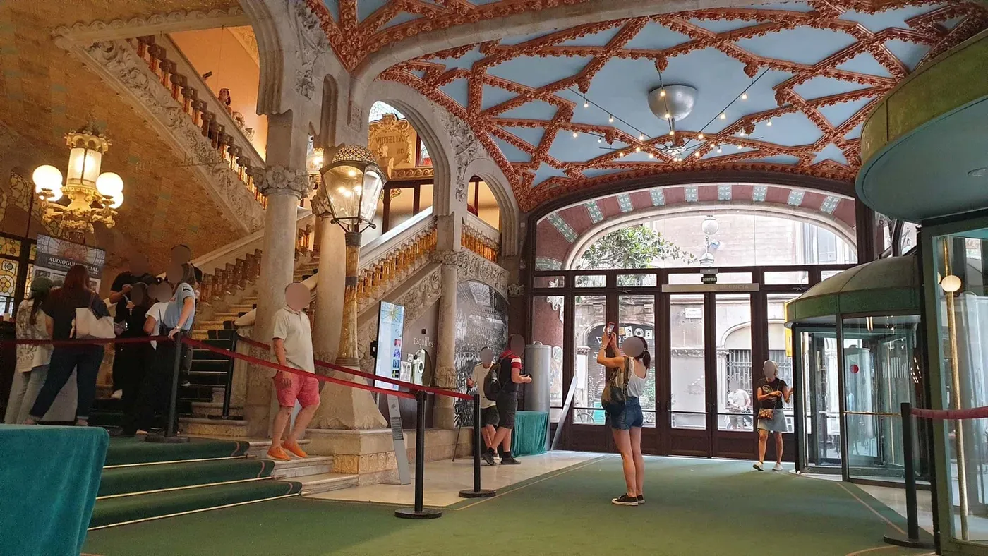 Palau de la Música Catalana à Barcelone, Espagne
