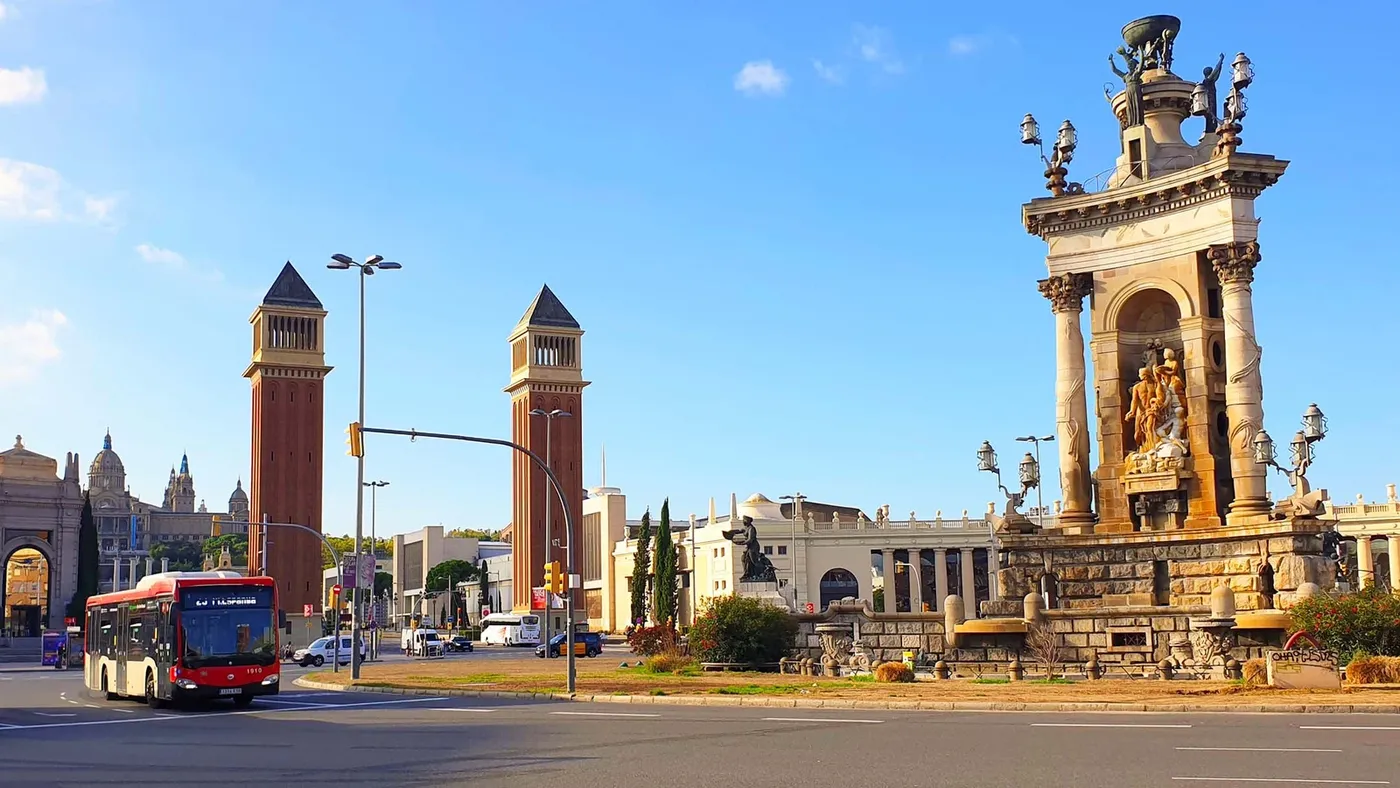 Plaça d'Espanya à Barcelone, Espagne