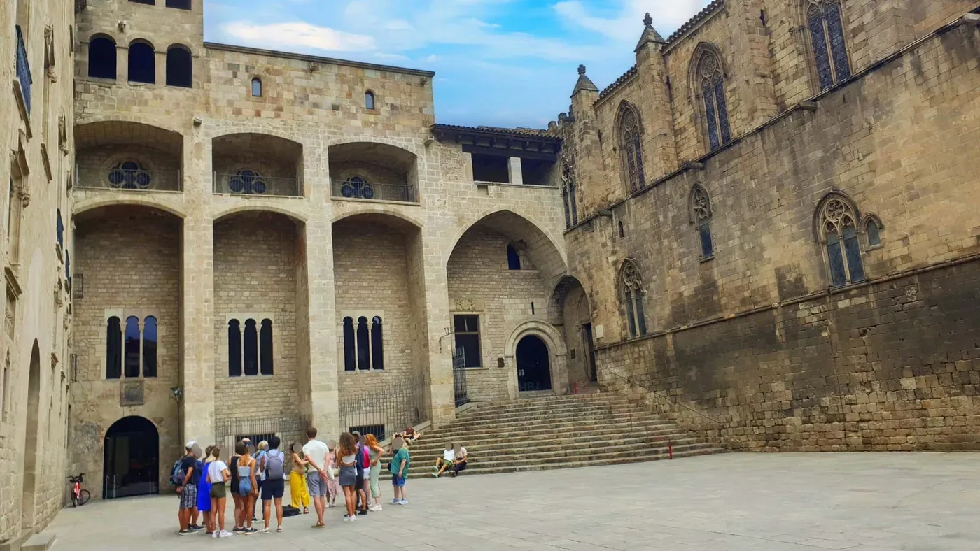 Plaça del Rei à Barcelone, Espagne