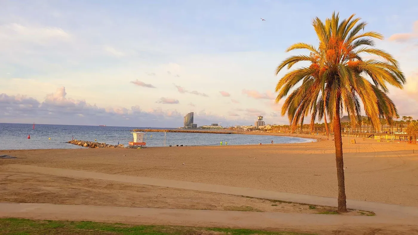 Platja del Somorrostro à Barcelone, Espagne