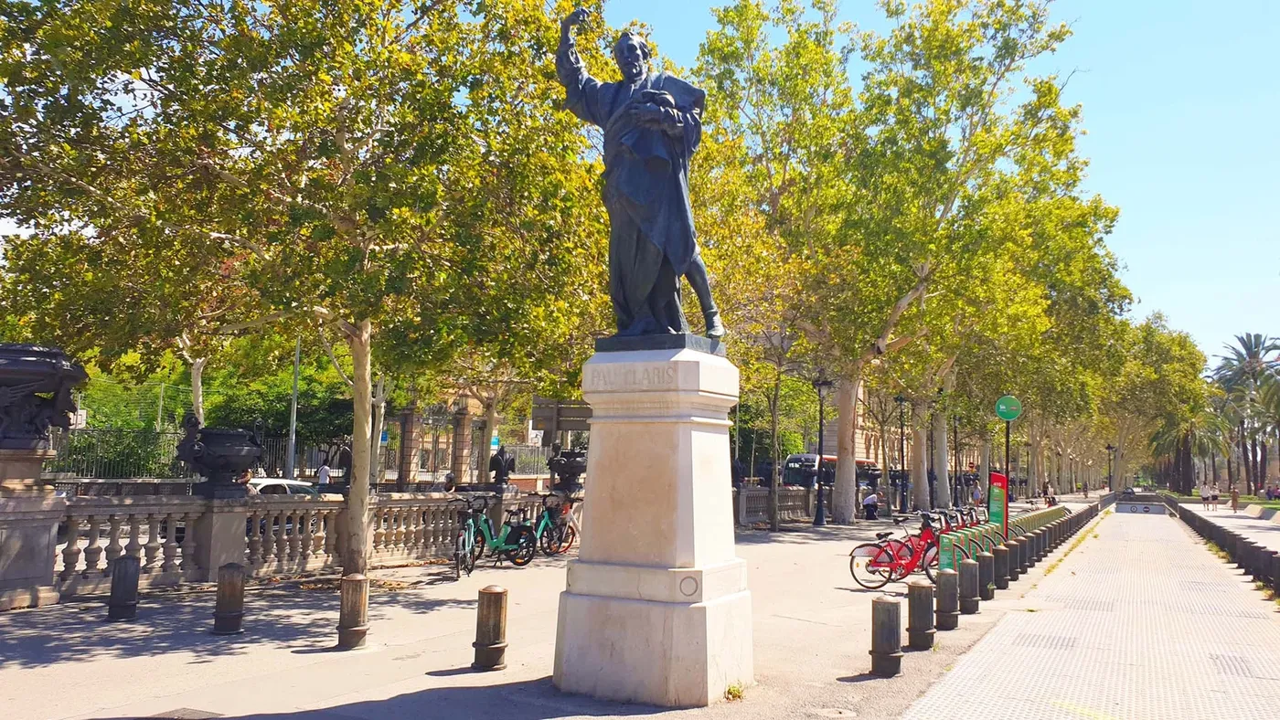Statue de Pau Claris à Barcelone, Espagne