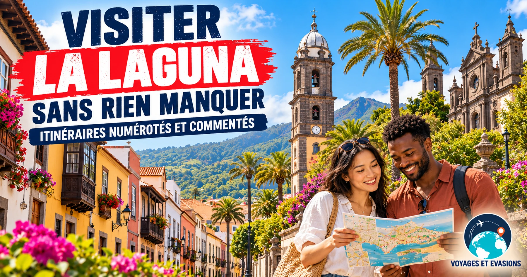 Visiter La Laguna : itinéraires numérotés et commentés