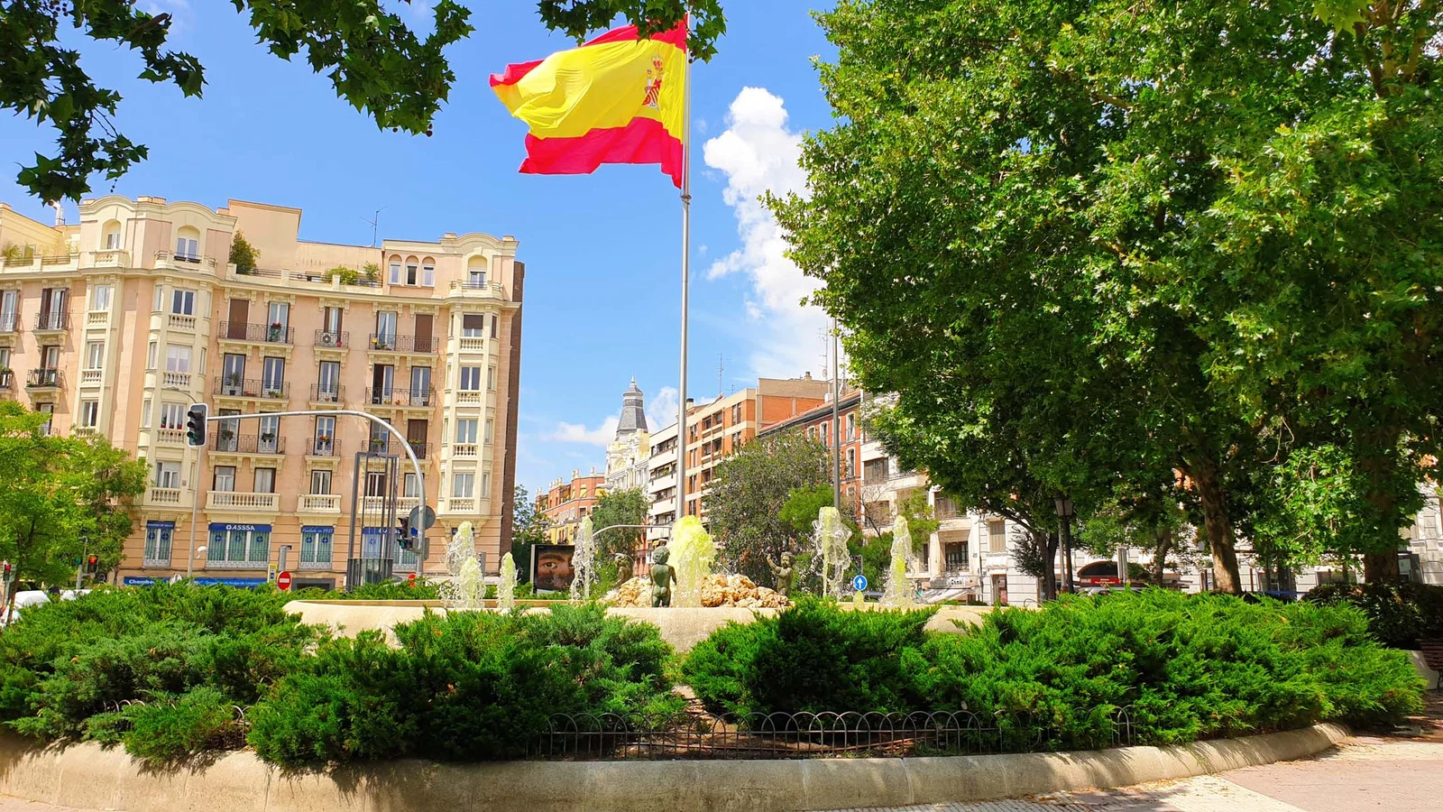 Fontaine de la place de Chamberí — Madrid