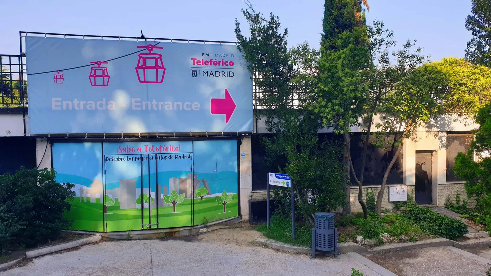 Téléphérique de Madrid — repère de départ — Madrid